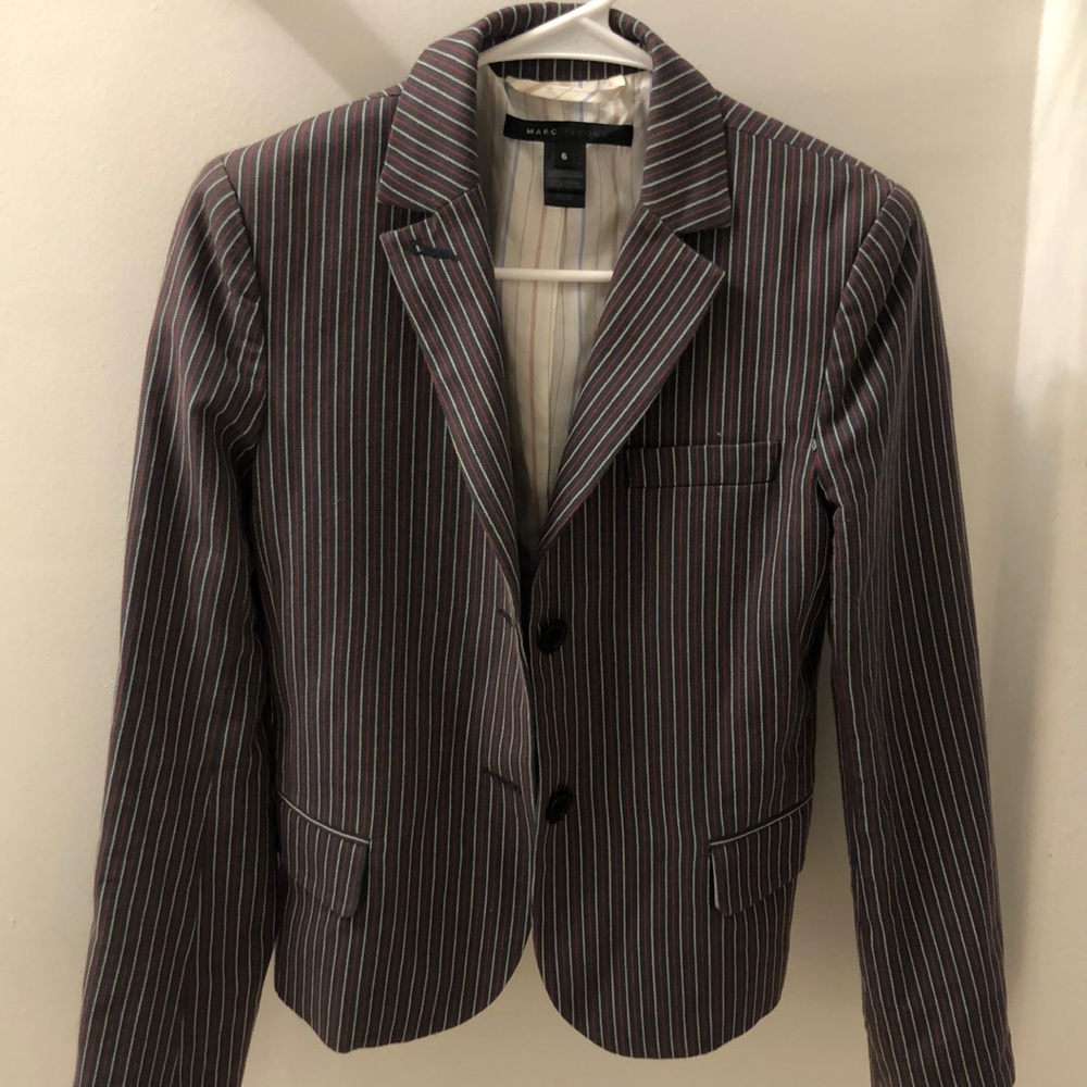 Vintage Marc Jacobs Blazer Striped Structured